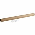 Lavex 3'' x 36'' Kraft Heavy-Duty Mailing Tube, 24PK 442KMTHD3X36